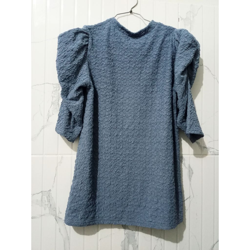 PL Blouse Puffy Blue