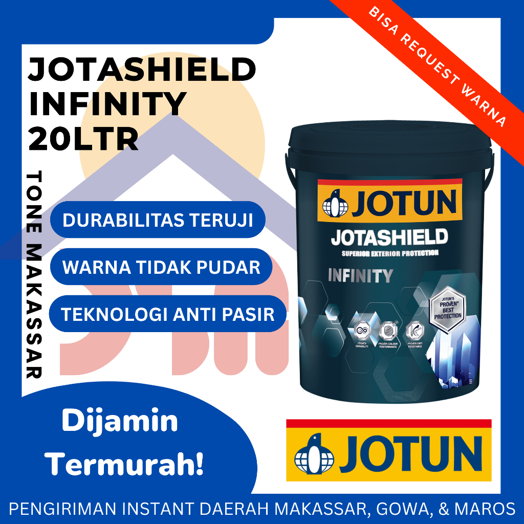 JOTUN Cat Tembok Luar Jotashield Infinity 20L Anti Jamur Anti Algae Ultra Premium