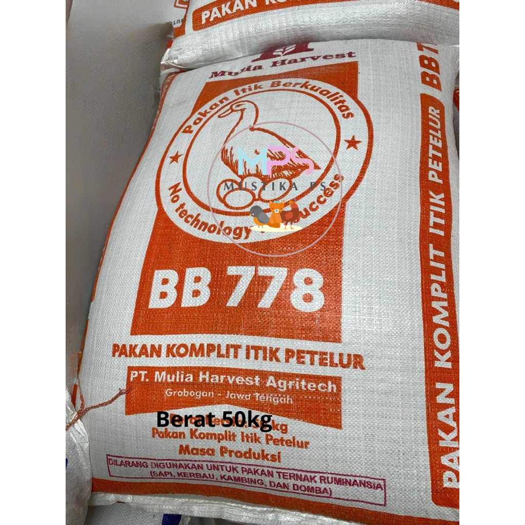 Pakan bebek Petelur BB 778 (Sekarung) 50KG