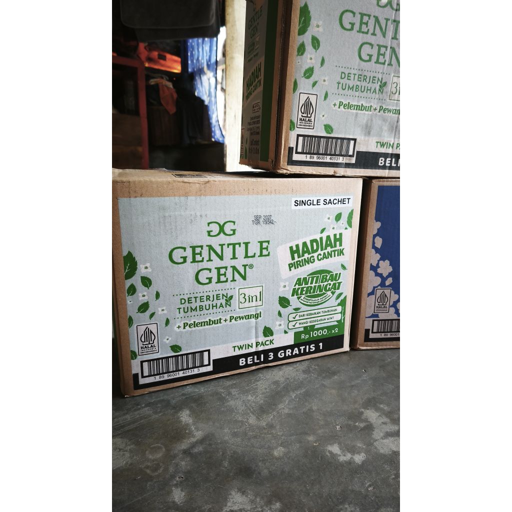 Gentle Gen Deterjen Cair Konsentrat Sachet Silver 160 Sachet