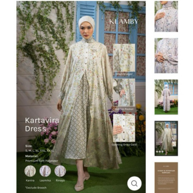 kartavira dress by KLAMBY, koko dewasa, koko anak