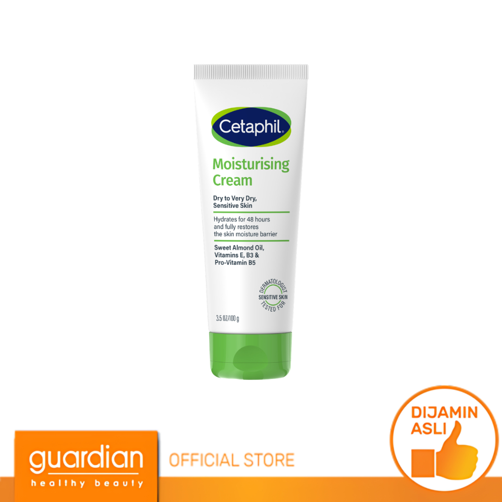 Cetaphil Moisturizing Cream 100g Krim Pelembab Wajah & Kulit untuk Segala Jenis Kulit