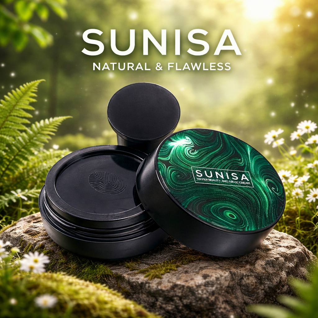 SUNISA BEDAK CREAM PREMIUM TAHAN LAMA FOUNDATION ANTI LUNTUR BEDAK MAKE FACE UP OVER 1 PAKET LENGKAP