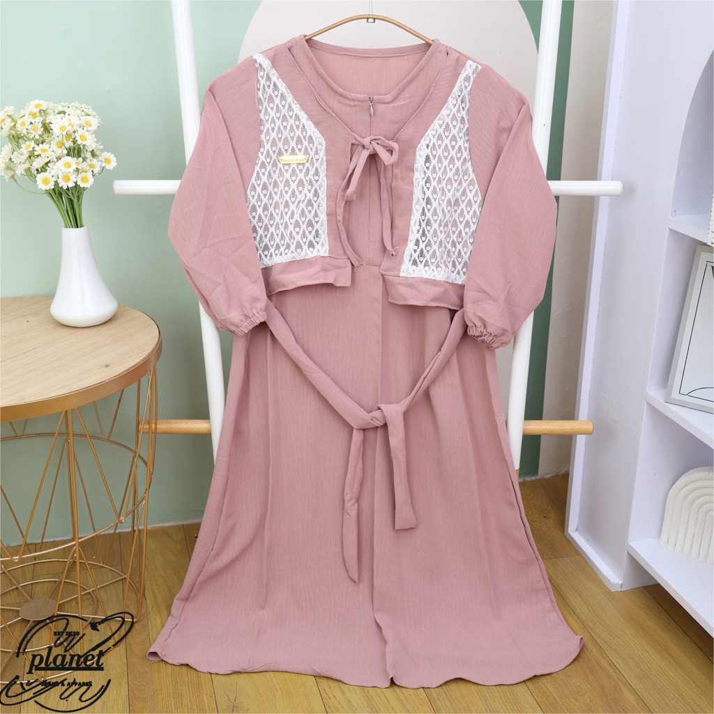 GAMIS ANAK TANGGUNG PEREMPUAN GAMIS BROKAT GAMIS COUPLE IBU ANAK CEWEK GAMIS LEBARAN POLOS GAMIS REM