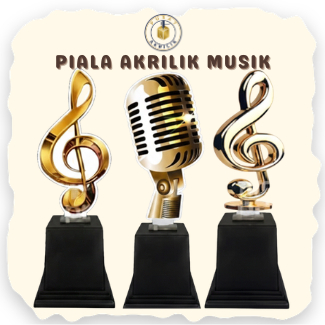 Piala musik akrilik 2mm piala akrilik musik piala lomba musik keren akrilik 2 mm