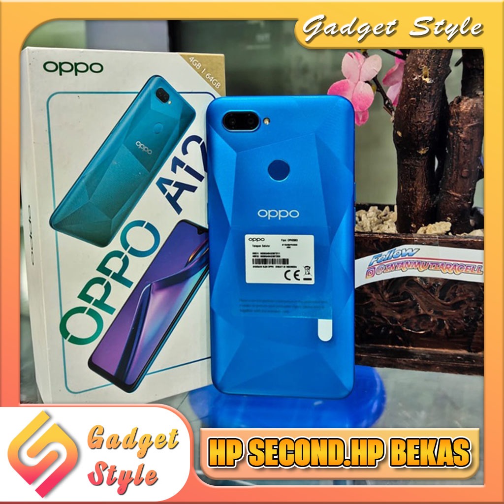 Oppo A12 Ram 4/64GB | 3/32 Second Original Gadged Style Strore