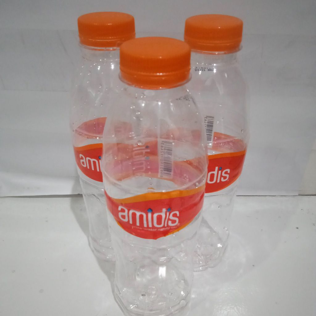 Botol Bekas Amidis 330ml, Botol Air Minum Preloved