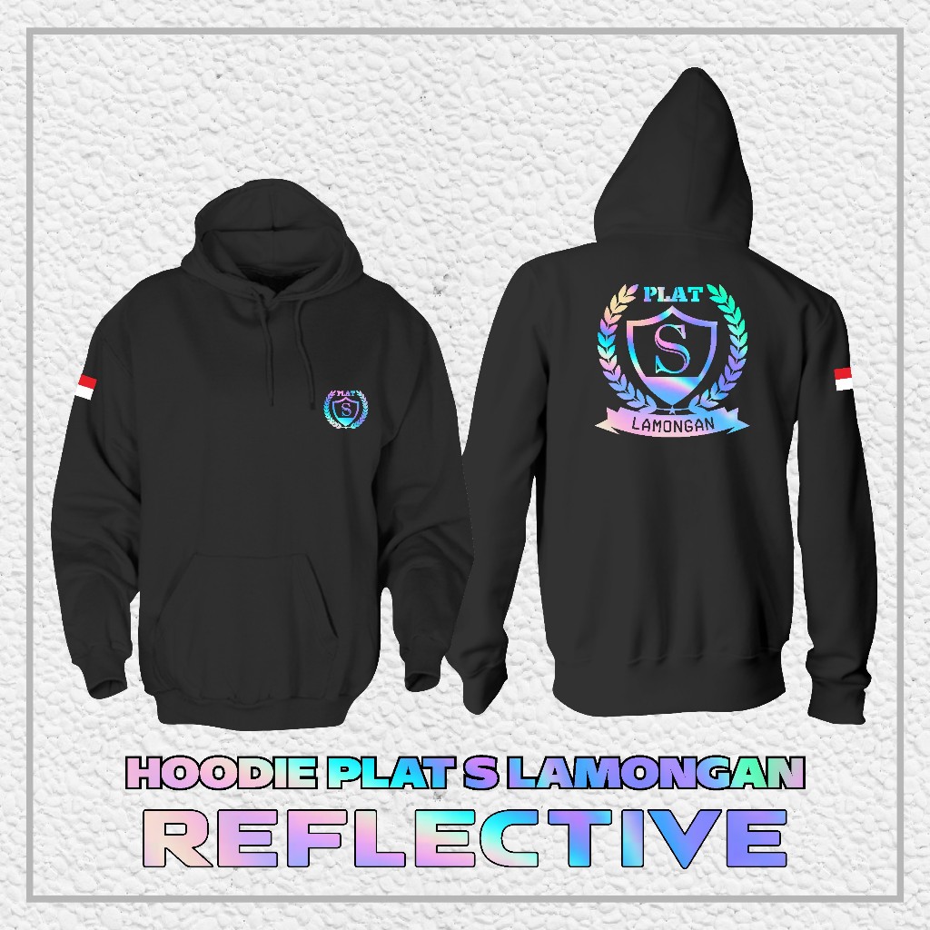 Hoodie Jaket PLAT S LAMONGAN REFLEKTIF
