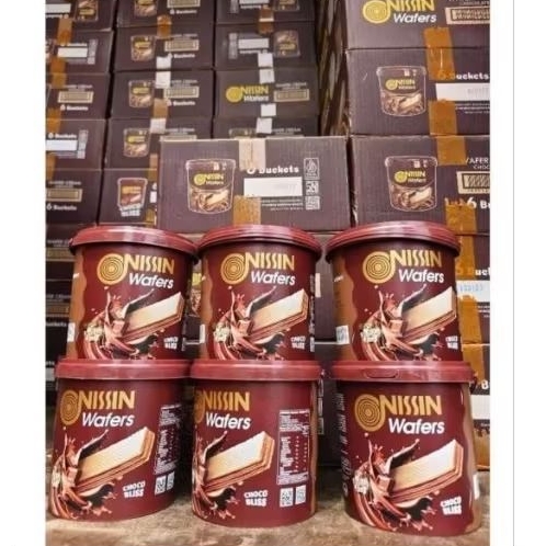 nissin wafer chocolate timba  jar 1 karton