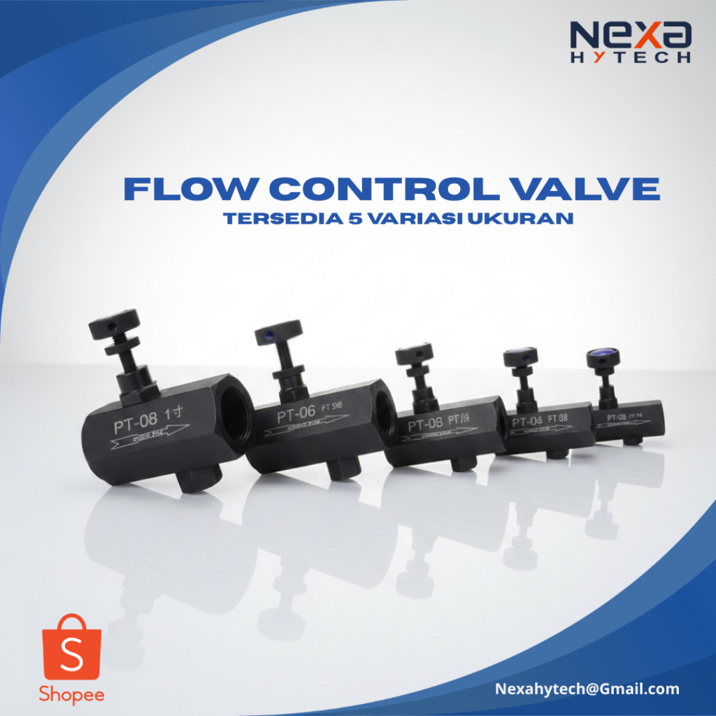 Hydraulik Flow Control Valve / Throttle valve Type PT/ Hidrolik