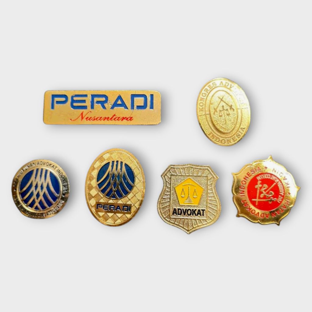 Pin Peradi / Pin ADVOKAT / Pin Ikadin / Pin Kongres Advokat / Pin PERADI