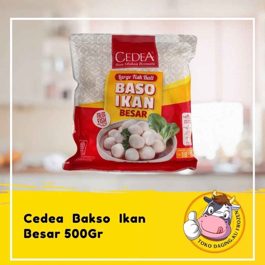 Cedea Bakso Ikan 500GR Frozen Food Halal