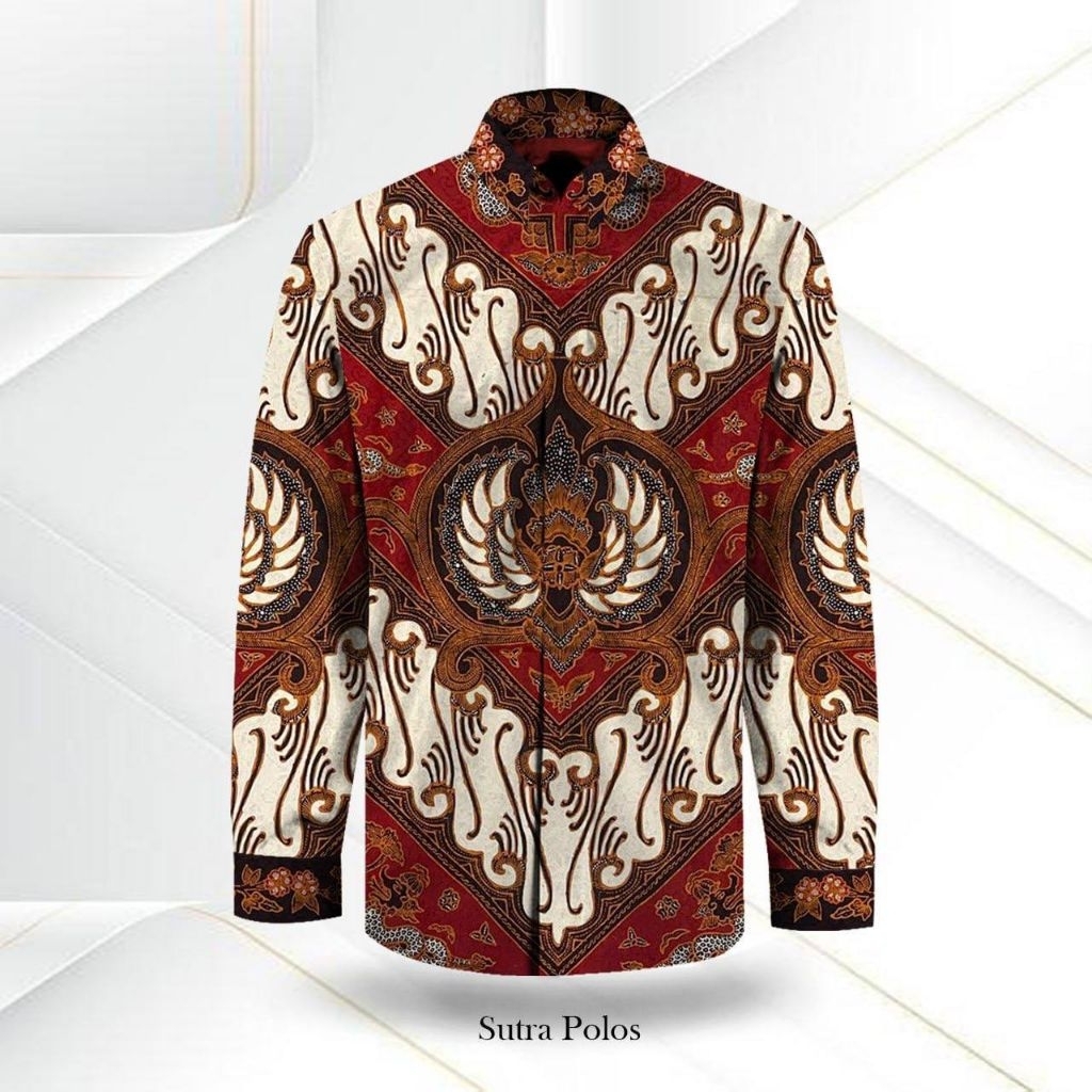 Bahan Batik Tulis Pola Kemeja Sutra ATBM Premium