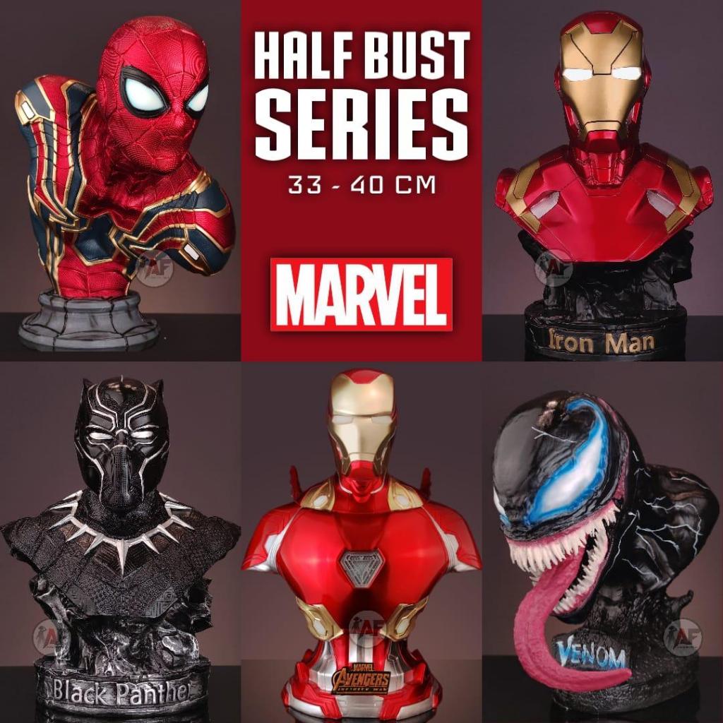 Statue Action Figure Avengers Spiderman Iron Spider