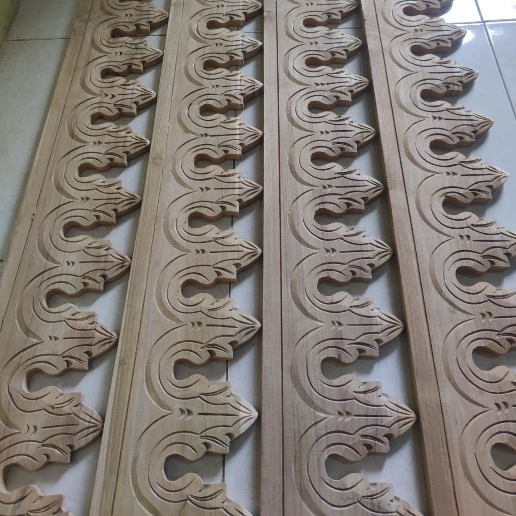 Lisplang kayu jati ukir || accesoris rumah joglo