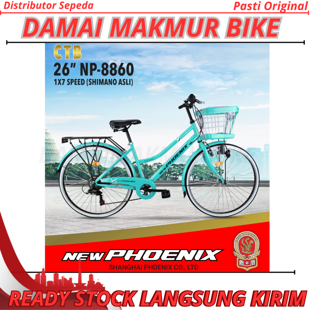 Sepeda Mini 26 Phoenix 8860 7 Speed Shimano