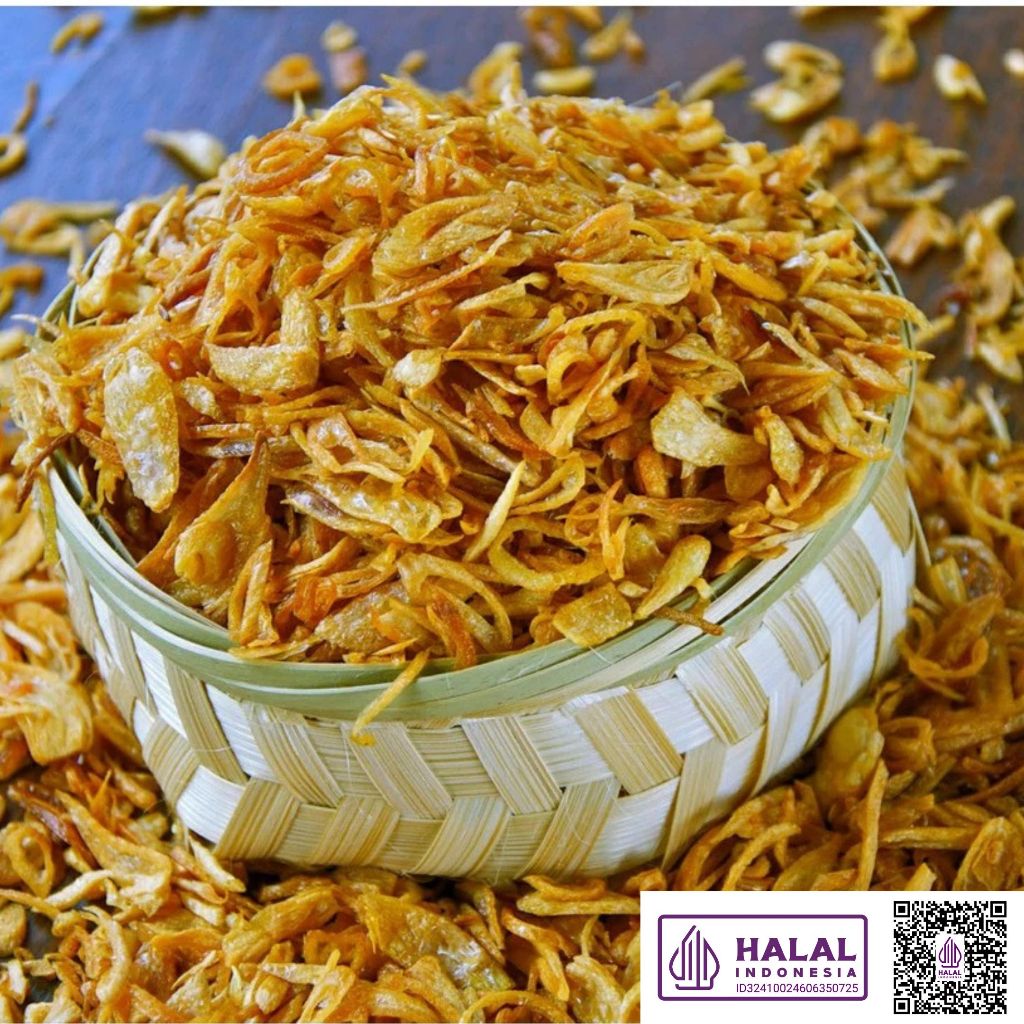 100gr Bawang Goreng Murni Tanpa Tepung/ Bawang Goreng Asli/ Bawang Goreng Super/ Bawang Goreng Premi