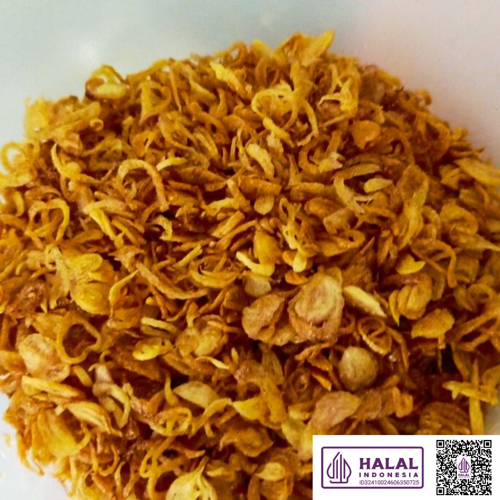 100gr Bawang Goreng Murni/ Bawang Goreng Tanpa Tepung/ Bawang Goreng Super/ Bawang Goreng Premium/ B