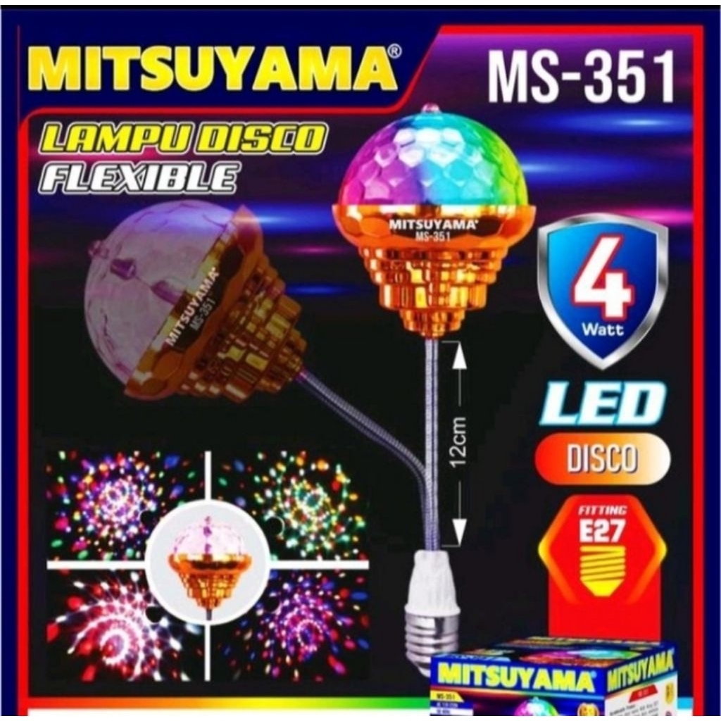Lampu Disco Flexible Mitsuyama MS-351 Lampu Hias