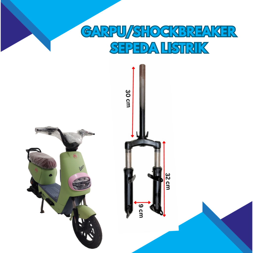 Shock Breaker Depan Sepeda Listrik Universal
