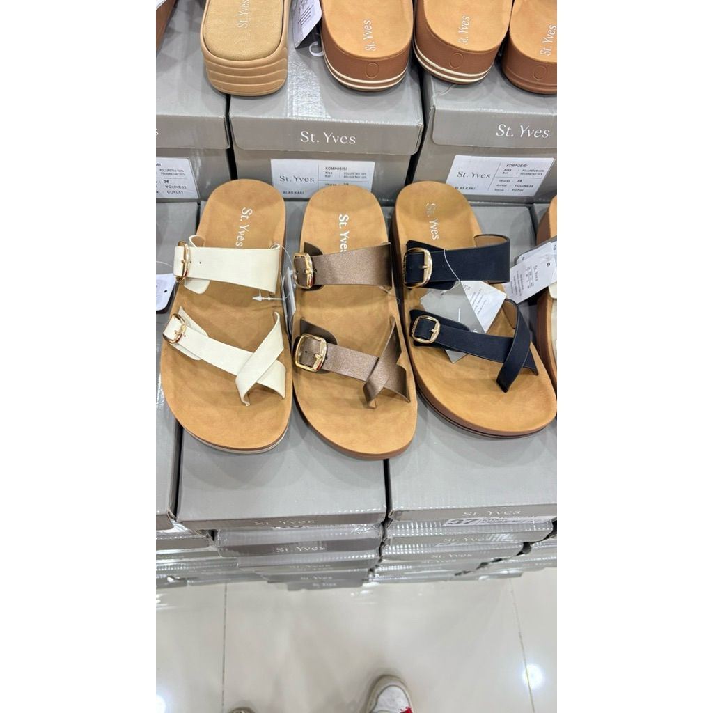 Sandal Jepit Wedges Wanita St.Yves FQ12