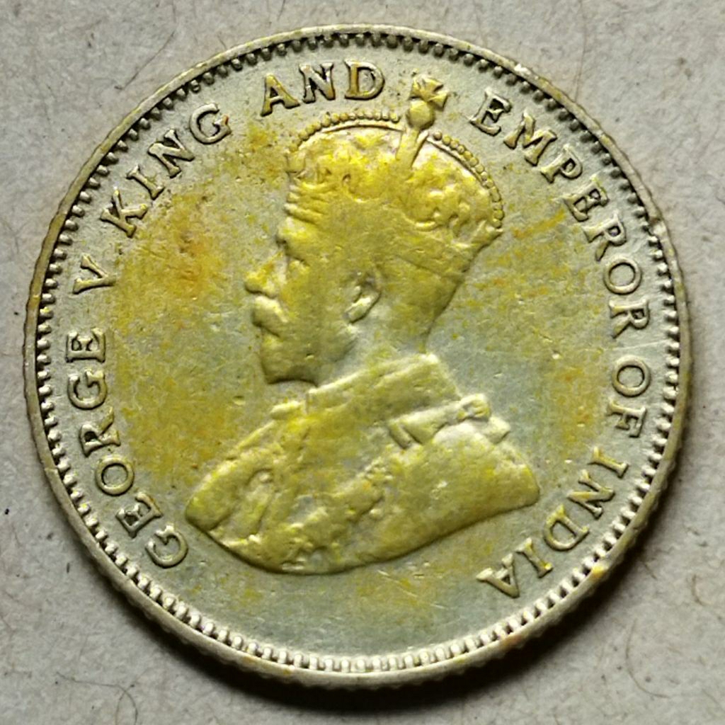 Koin perak straits settlements 10 cents 1927