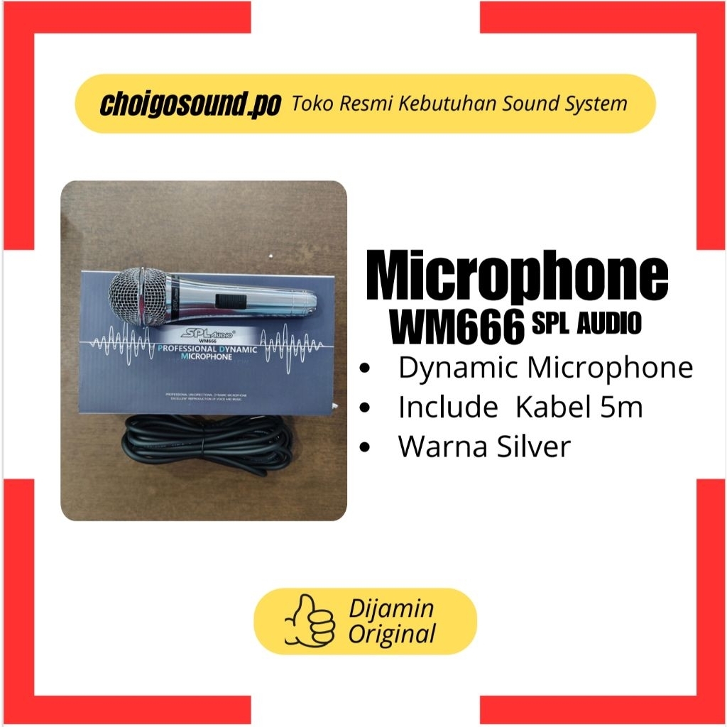 Microphone SPL Audio WM666