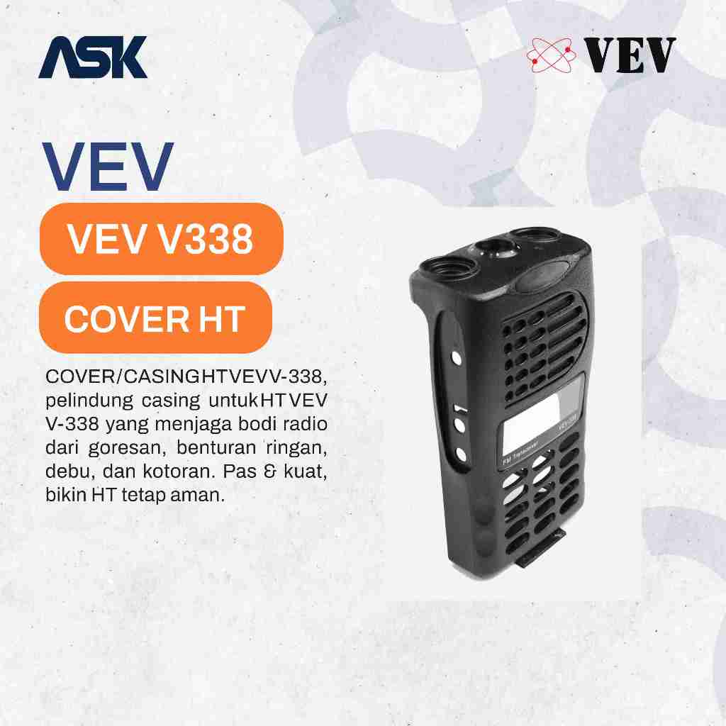 Cover Handy Talky V338 VEV / Casing HT V-338 VEV