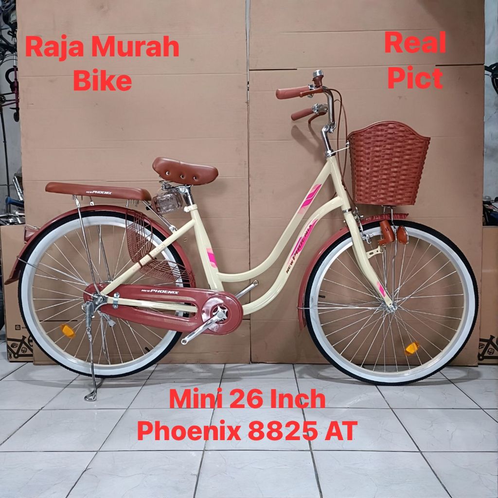 Sepeda Perempuan Mini Phoenix 8825 AT 26 Inch Sepeda Mini 26 Inch Phoenix Sepeda Phoenix Keranjang