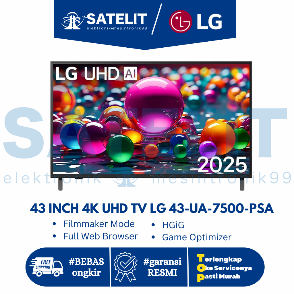 LG 43UA7500PSA Smart TV 43 UHD 4K – TV LED 43 4K UHD AI Smart TV