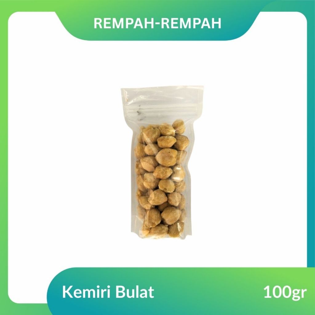 KEMIRI BULAT KEMASAN 100 GRAM BERKUALITAS