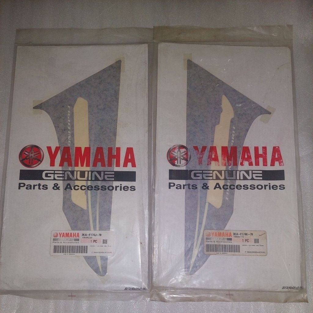 STRIPING BOX AKI RX KING BIRU 2006 DRAGON ORIGINAL YAMAHA