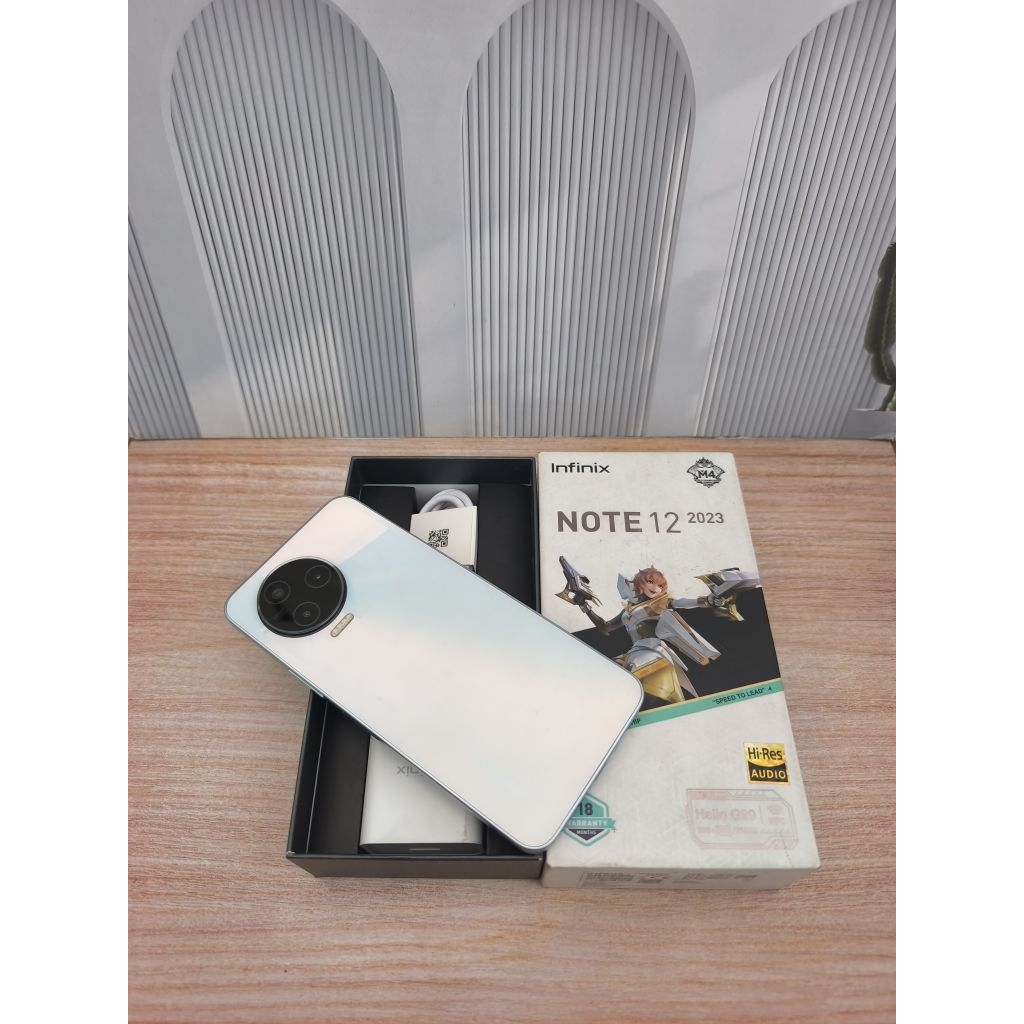 INFINIX NOTE 12 2023 8/256 SECOND FULLSET ORIGINAL GARANSI RESMI