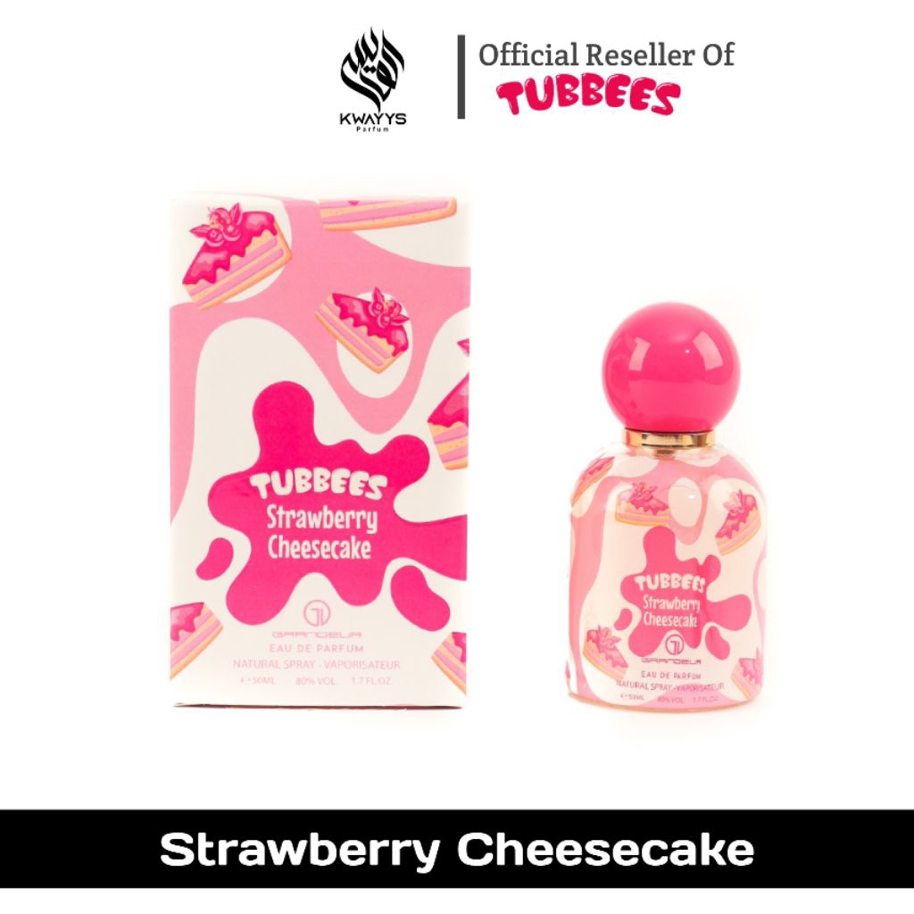 Grandeur Tubbees Parfum - Strawberry Cheesecake EDP 50ml | Top 1 Parfum Manis Dubai