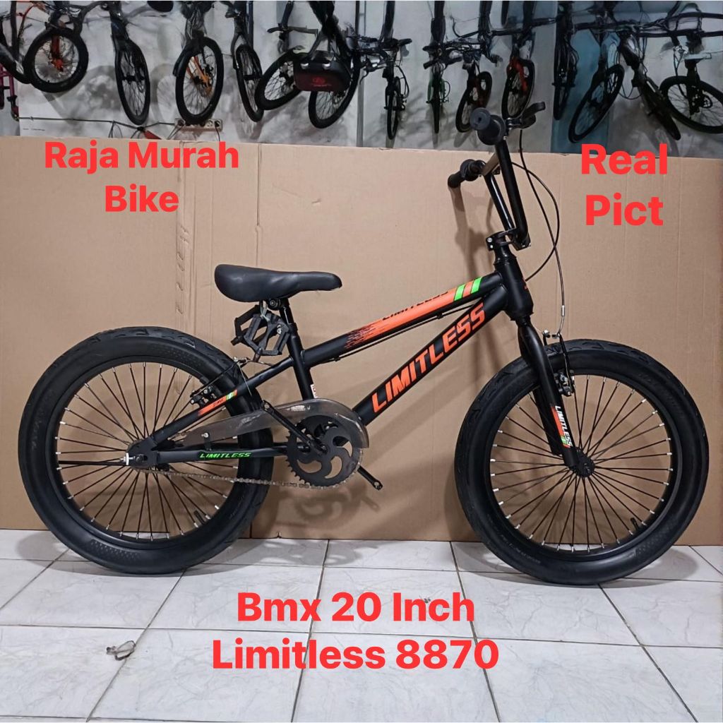 Sepeda Anak Laki Laki BMX 20 Inch Limitless 8870 Sepeda Anak Bmx Limitless 20 Inch