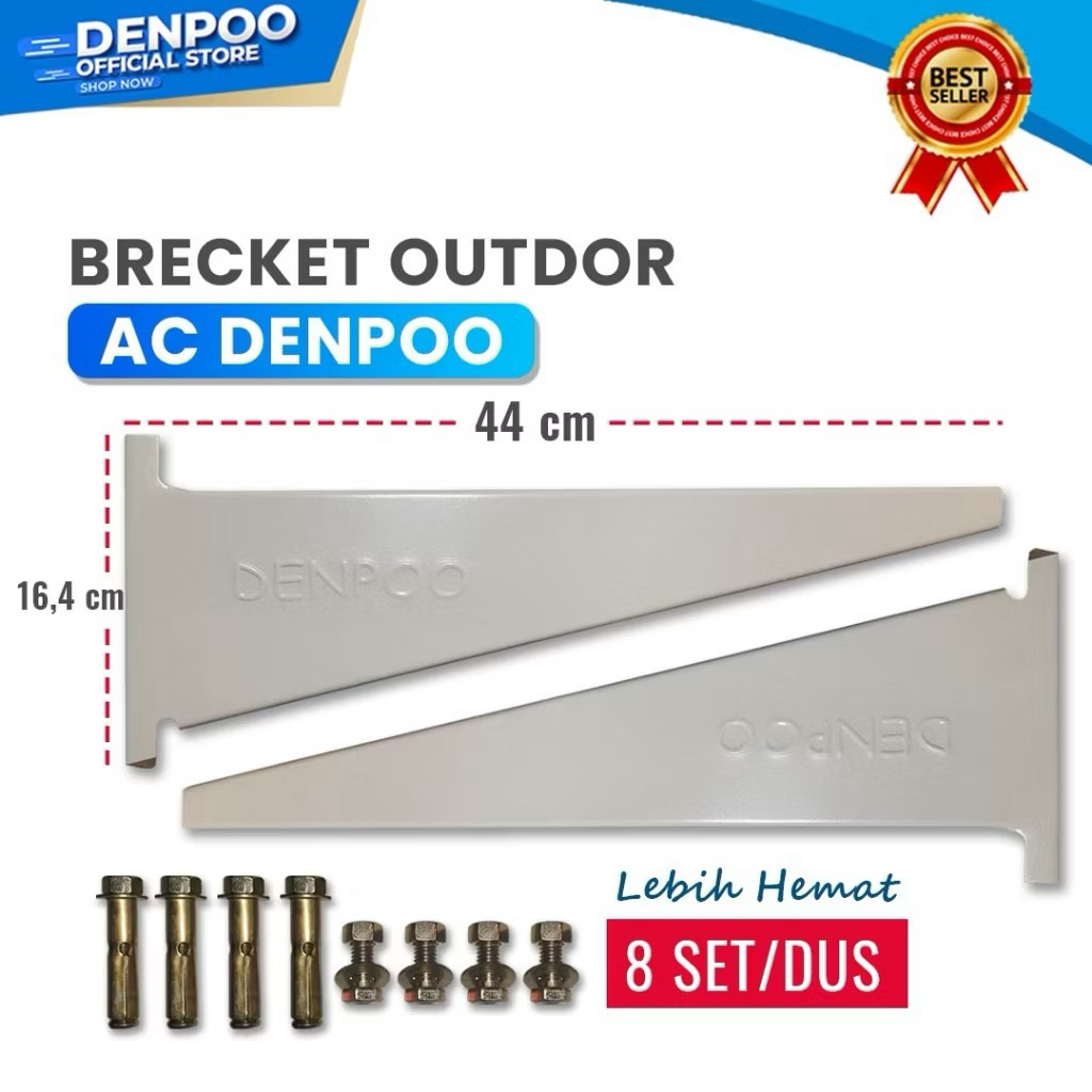 DENPOO Brecket AC Outdoor 1/2 PK - 1 PK + DINABOLT AC
