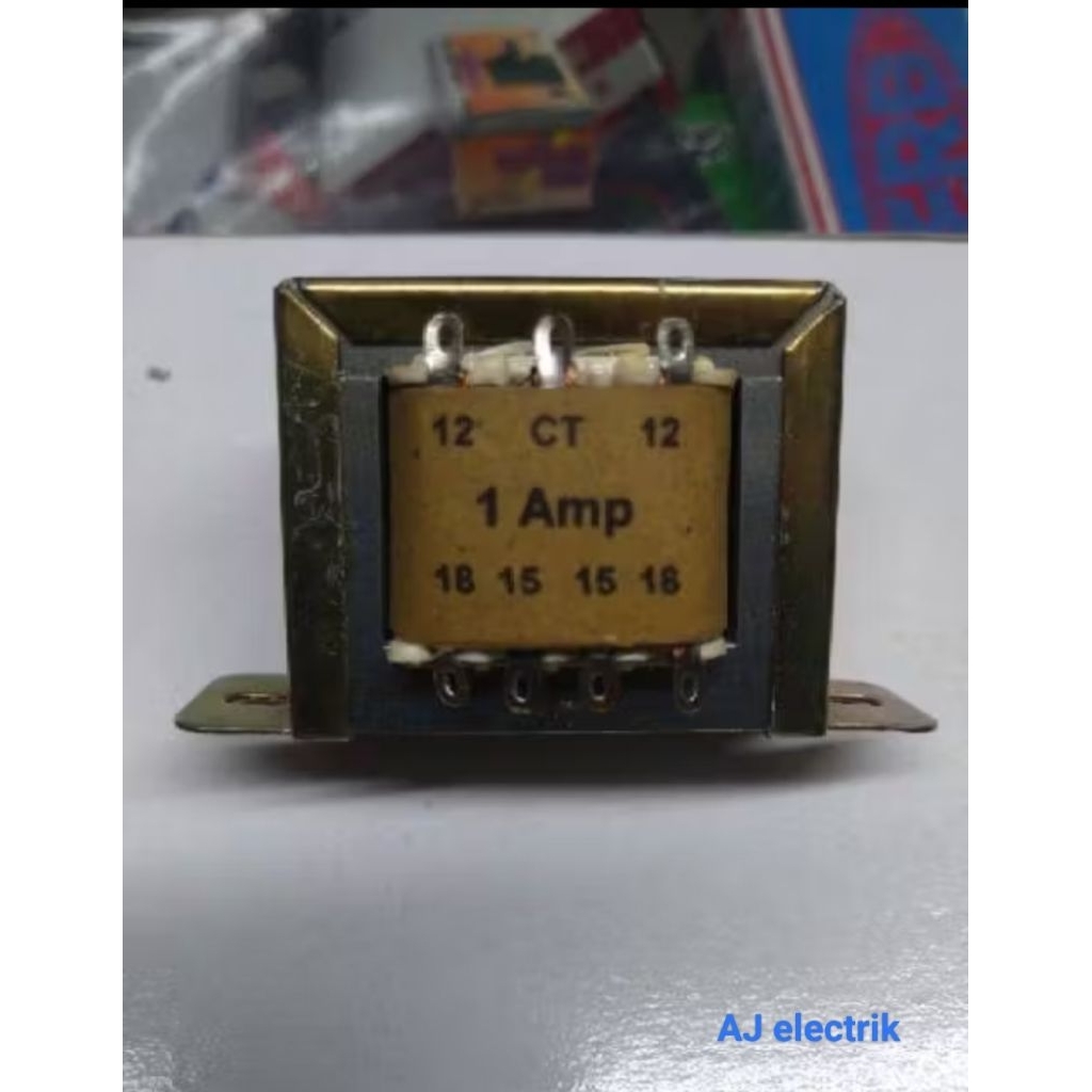 Trafo 1 A CT 18V Ukuran. 5 x4x5cm