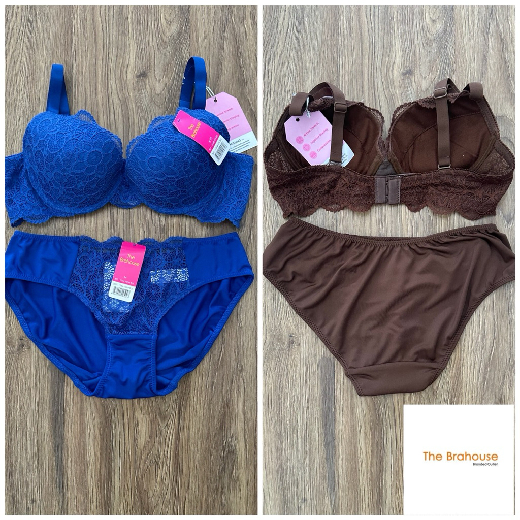 The brahouse bra set panty B01-1544B setelan branded