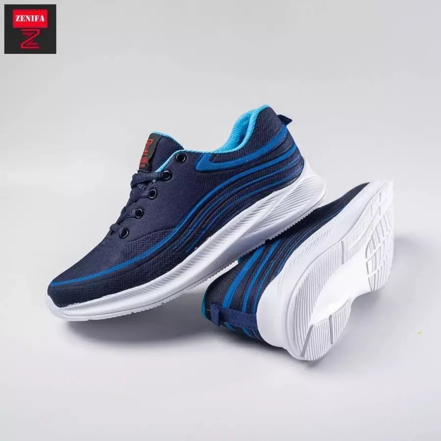 ZENIFA Sepatu Sneakers Pria Kanvas Premium Sol Phylon