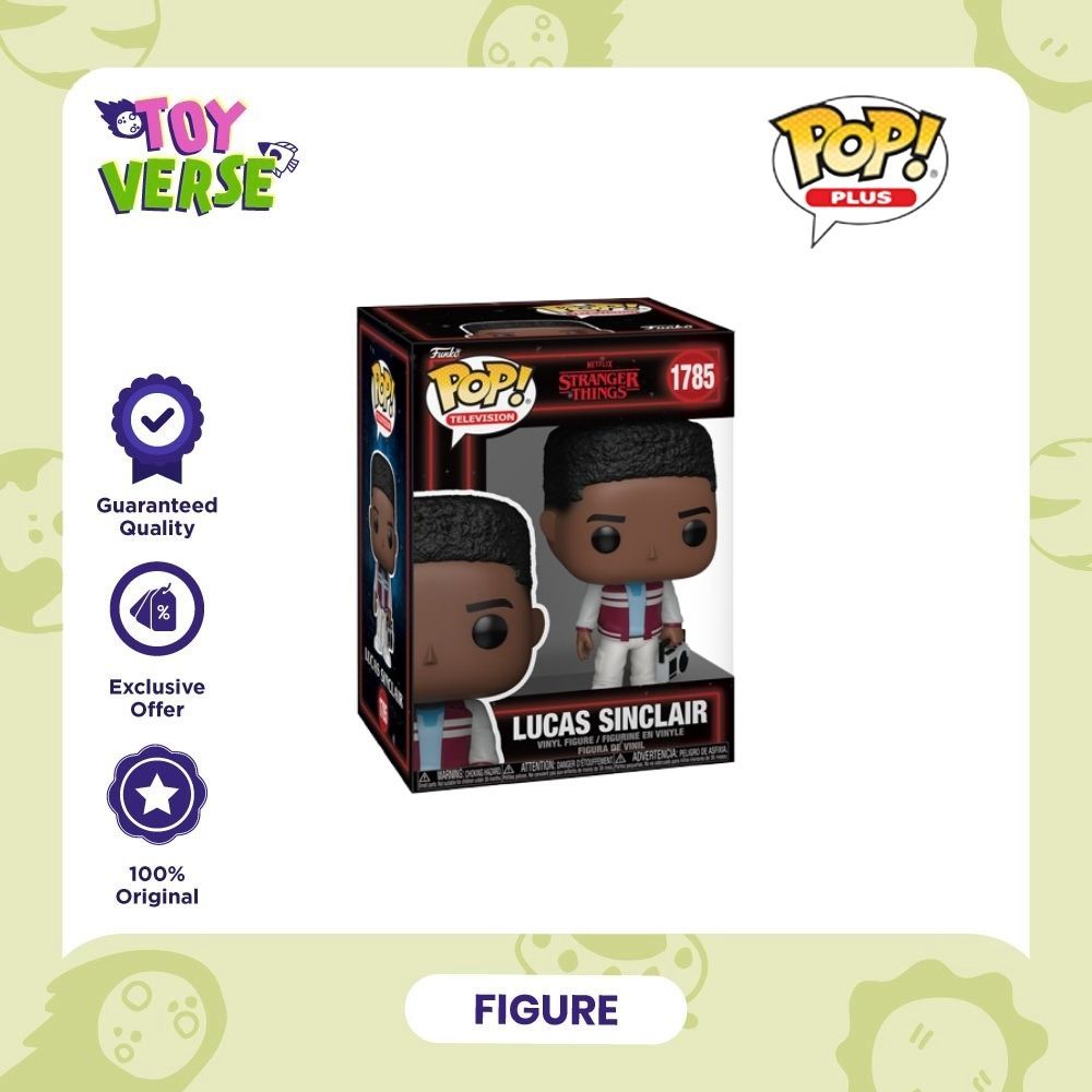 Gramedia Toyverse - Funko Pop Stranger Things Lucas Sinclair With Boombox