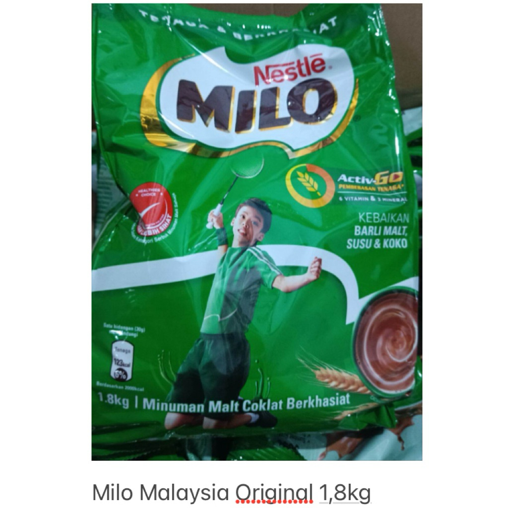 Original Milo Malaysia 1,8kg (Co Kak Dew)