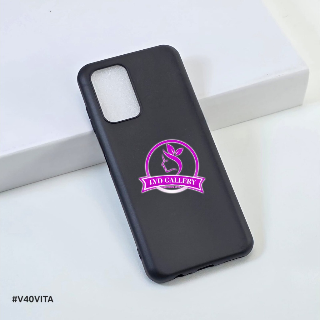 Zte Blade V40 Vita liquid Silicone / Macaron Square Color Black Case Zte Blade V40 Vita