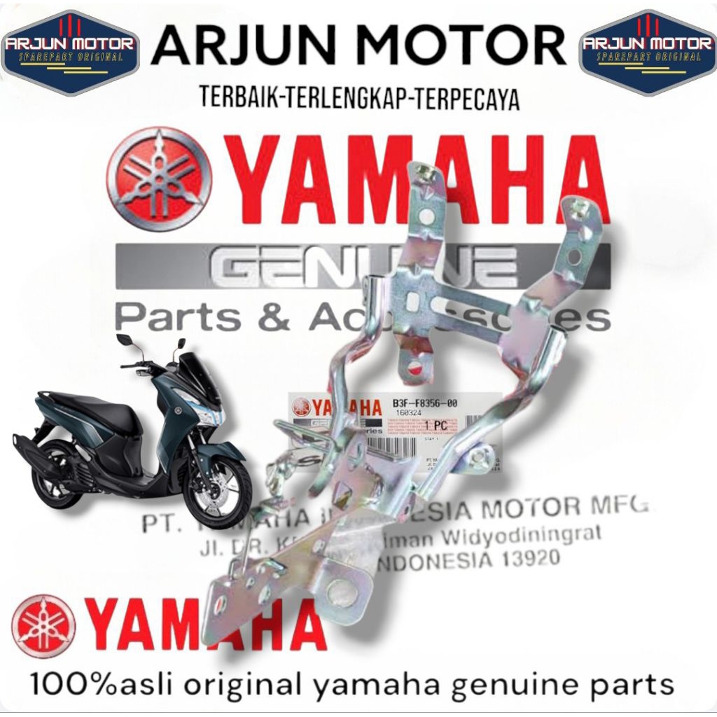 bracket tameng depan dudukan tameng depan lexi 125 lexi 125 abs s original yamaha