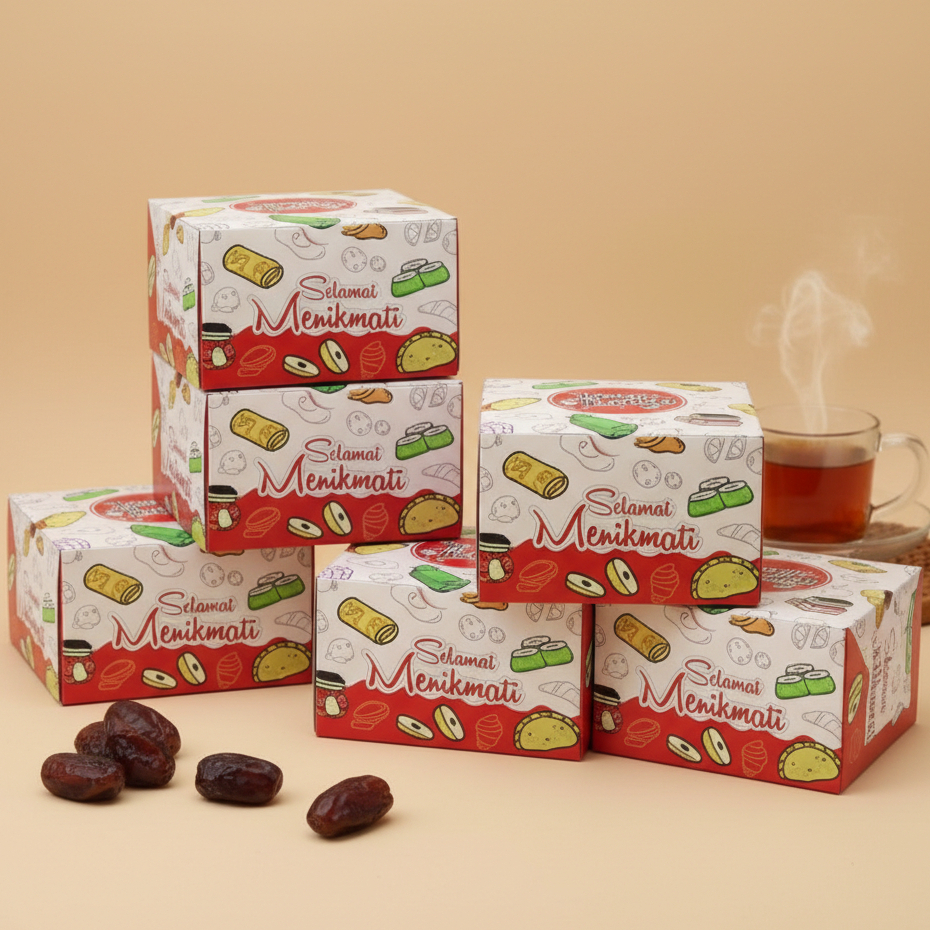 Kardus Snack 12x12 12x14 12x16 18x18 / Dus Kotak Wadah Snack 12 14 16 18