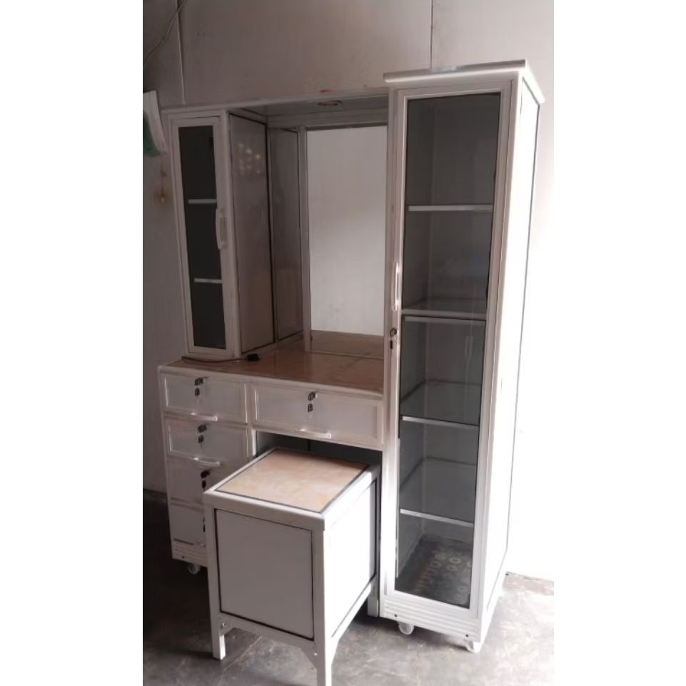 Meja Rias Aluminium / Meja Tolet / Meja Make Up