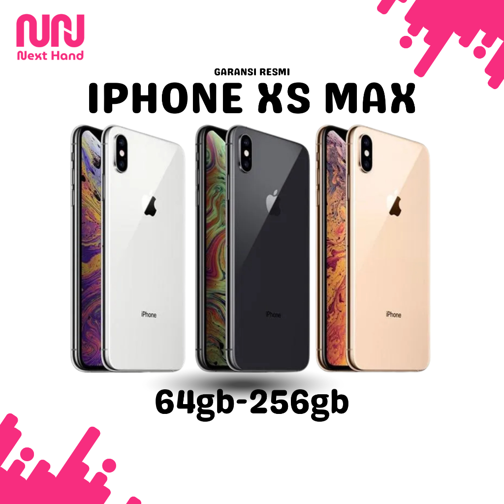 IBOX | iPhone Xs Max 64GB | 256GB Second Mulus Bergaransi