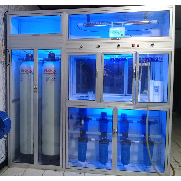 Paket Hemat Depot Air Minum Isi Ulang Air Mineral Kapasitas Toren Air 8000 Liter