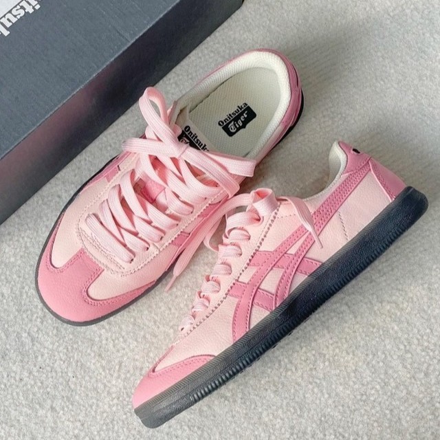REALPICT 100% SEPATU SNEAKERS ONITSUKA TOKUTEN PINK / Onitsuka Tiger Pink