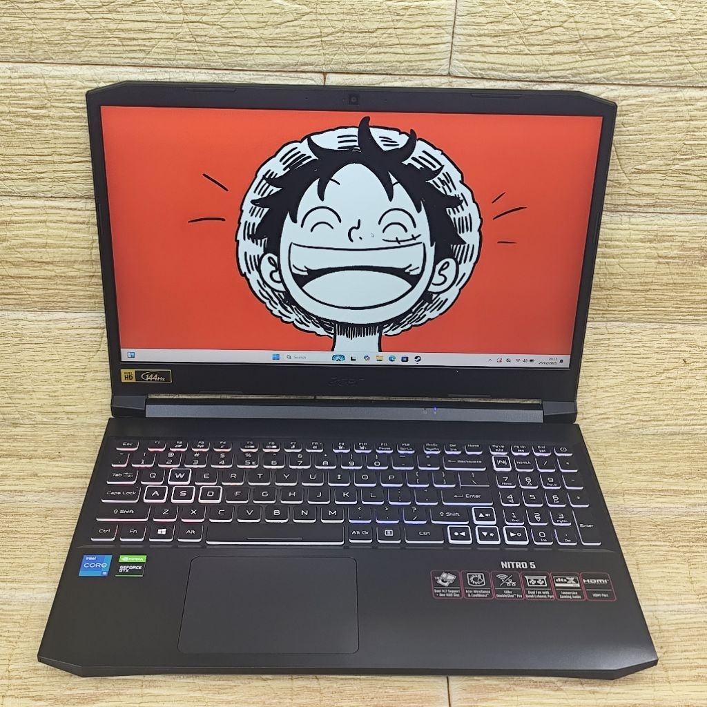 Laptop 2nd  GM ACER NITRO 5 AN515-56 CORE I5-11300H RAM 8GB SSD 512GB GTX 1650