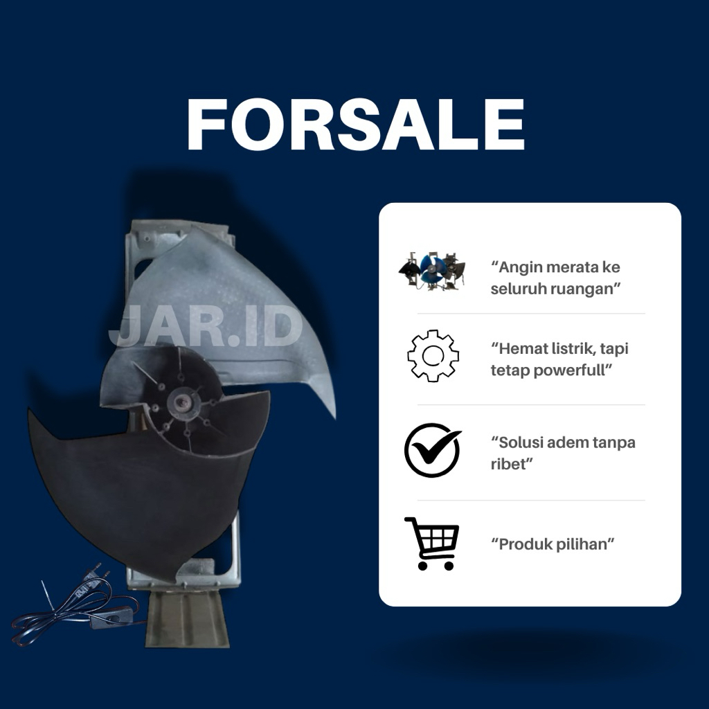 Kipas Angin Baling 2 / Motor Kipas AC Outdoor – Kipas Angin Blower AC / Exos / Outdoor Fan /
